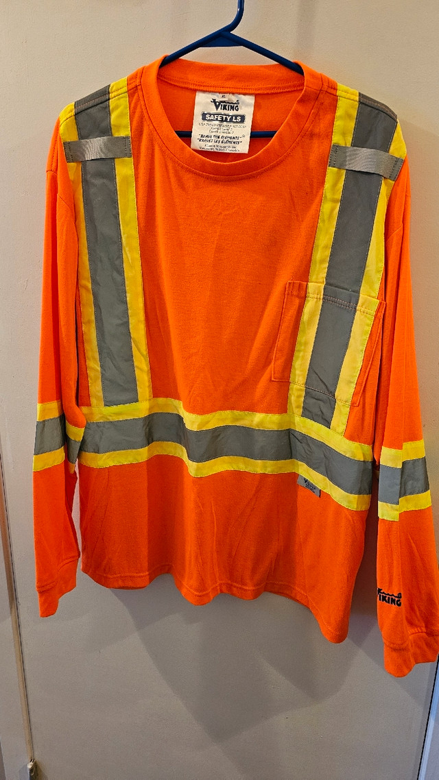 New Viking XL HI VIZ Long Sleeve shirt in Men's in Edmonton
