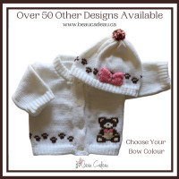 Teddy Bear Baby Sweater, Baby Sweater, Baby Clothes, Baby