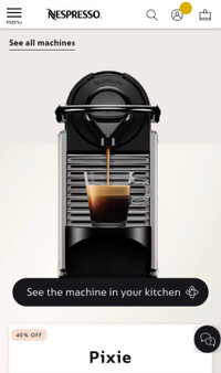 Nespresso Coffee Machine Pixie