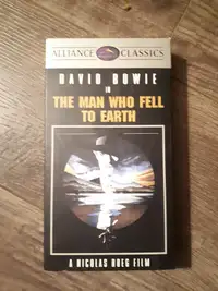 VHS The Man Who Fell to Earth 1976 Sci-fi/Thriller