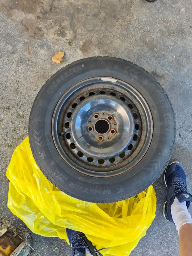 4 Evergreen Winter Tires and Rims 215/65/R16 in Tires & Rims in Oshawa / Durham Region - Image 4