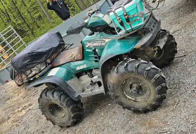 2000 polaris xplorer 4002 stroke , no papers, has itp tires, gas tank is leaking, no battery, and li...