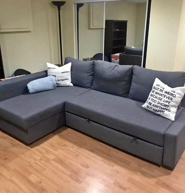 IKEA Friheten sofa bed with storage free delivery  in Couches & Futons in Markham / York Region