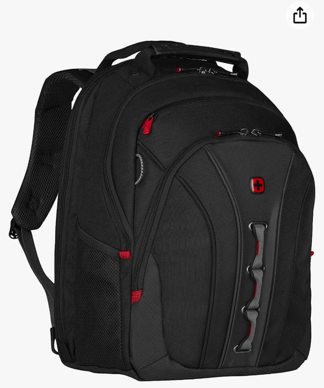 Wenger Legacy 16" Notebook Carrying Backpack, Black/Grey in Other in Windsor Region