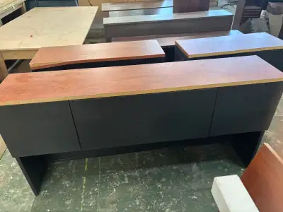 Black Hutch with red top, View more