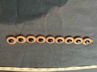 Sterling Silver and Copper Bracelet with Black Spinel