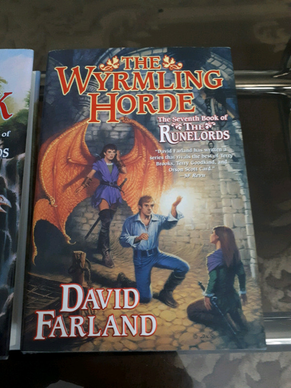 Lot of 2 hardcover books by david Farland the runelords in Fiction in Oakville / Halton Region - Image 3