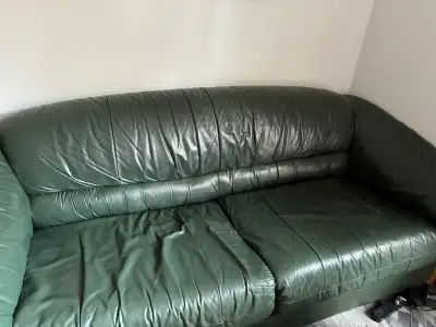 Green Leather Pullout Couch, View more