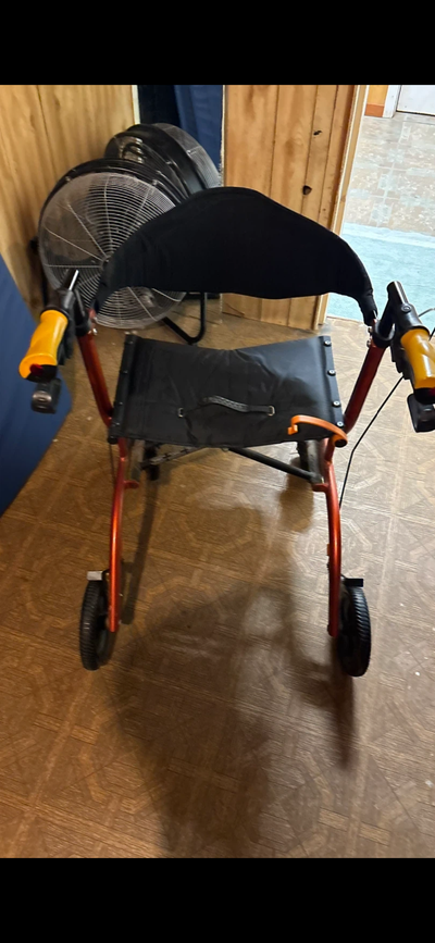 Airgo Orange Rollator Walker with Basket, View more