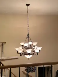 Large transitional style chandelier