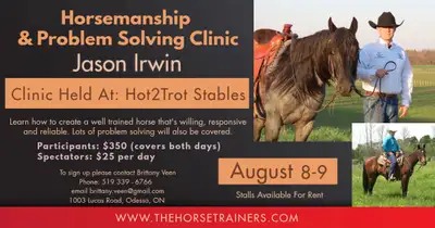 Horsemanship & Problem Solving Clinic - Odessa, View more
