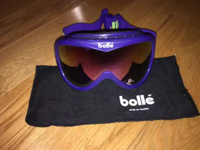 BOLLE CHRONO SHIELD Ski Snow Glasses Goggles Purple, View more