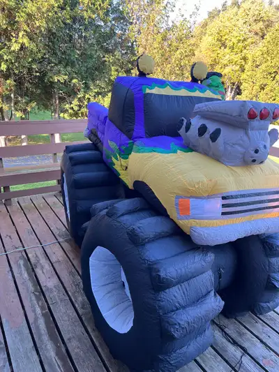 Halloween Monster truck blowup, View more