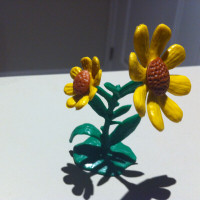 Smurfs - Vintage Sunflower Plant Accessory