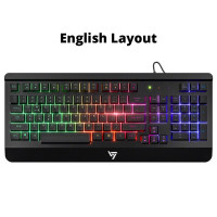 Gaming Keyboard 104 Keycap RGB/LED Backlit