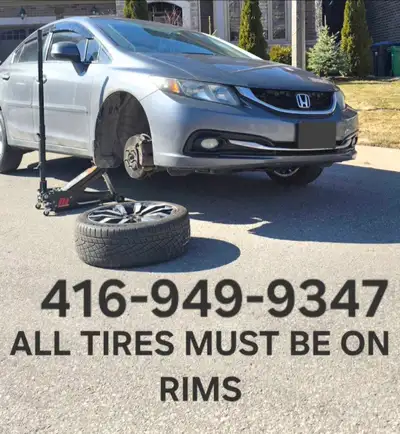 seasonal tire swap, View more
