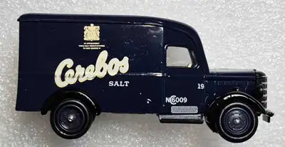 LLEDO PLC of ENGLAND "DAYS GONE" DIECAST PANEL DELIVERY TRUCK(CLOSE TO O SCALE) CEREBOS SALT LOGO IT...