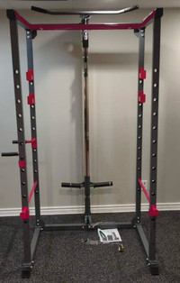 New Squat Cage (With Pulley System and Chin-up Bar)