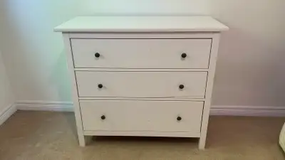 Ikea White Hemnes 3 Drawer Chest - Lots of Storage / *Free Deliv, View more