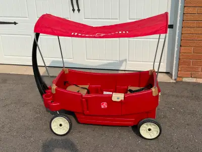 Wagon with Canopy for Kids in great condition., View more