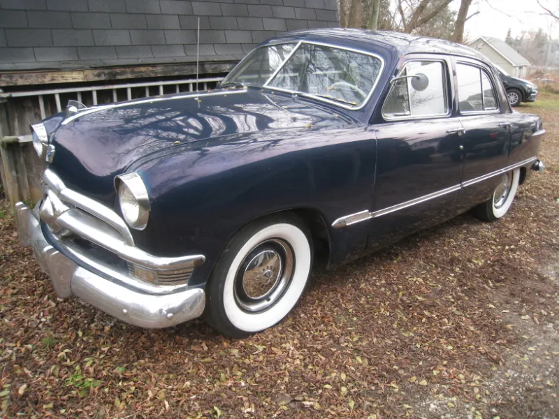 1950 Blue Ford custom