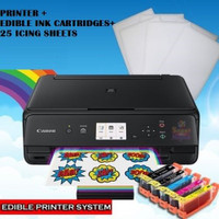 Canon Edible Printer Bundle+ 500 ml Edible Inks+ Icining sheets