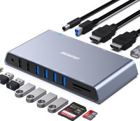NEW: BENFEI 12-in-1 USB 3.0 Docking Station with Dual HDMI