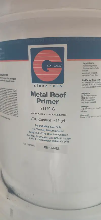 **Brand New** Gardland metal roofing primer 19L, View more