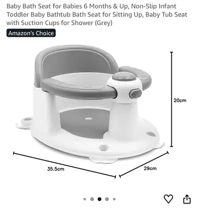Baby bath chair 6+months, View more