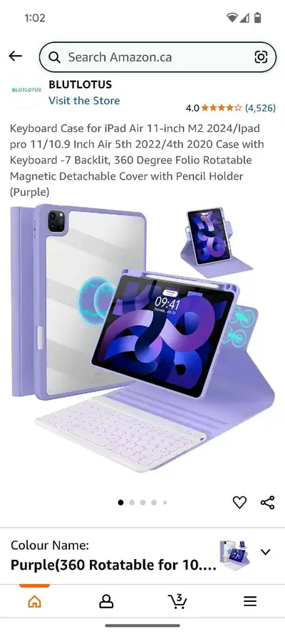✅【2 in 1 Keyboard Case for 10.9"/11"】❗❗No Pen included!❗❗The keyboard cover is designed for iPad Pro...