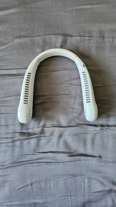 Rechargeable Neck Fan w/ Cable - $5 Quick Sale, View more