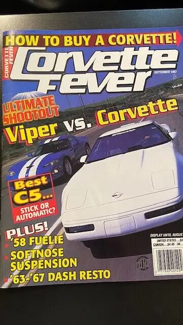 Corvette Fever - September 1997 - Magazine, View more