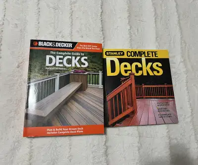 Decks - 2 instructional books, View more