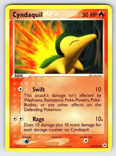 POKEMON CARD. CYNDAQUIL 59  $5, View more