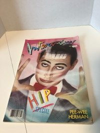 INTERVIEW magazine July 1987- PEE-WEE HERMAN