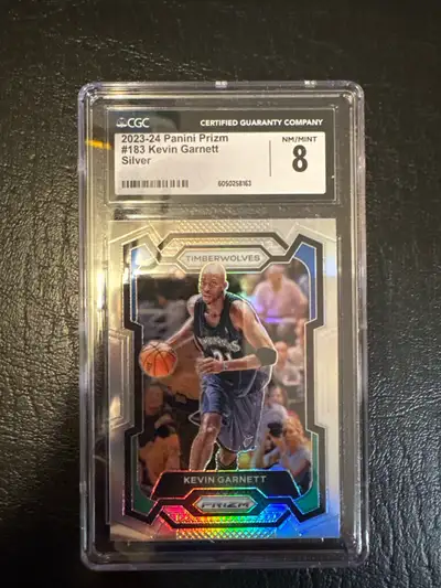 Kevin Garnett #183 Silver CGC 8, View more