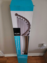 Shower curtain rod (curved) **new in box**