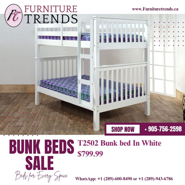 New Bunk Bed Blowout – Don’t Miss This Deal in Beds & Mattresses in City of Toronto - Image 3