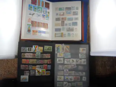 Stamp Collection w/ binders, View more