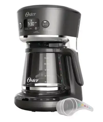 Oster Easy Measure 12-Cup Programmable Coffee Maker, Black ), View more
