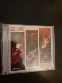 G3 ! JOE SATRIANI ! STEVE VAI ! YNGWIE MALMSTEEN 2 CD SET !