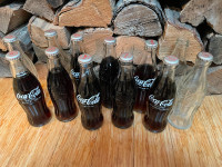 Lot de bouteilles de Coca-Cola /  Coke bottles lot