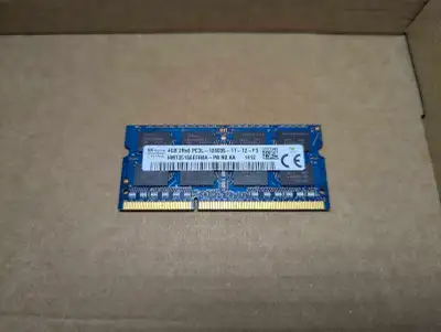 SK hynix 4GB DDR3 RAM PC3L 12800S, View more