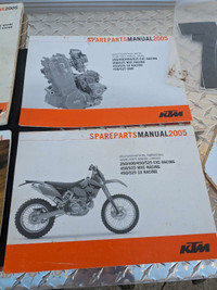 KTM Literature and brake pads