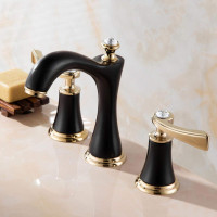 #ROVARD Three-Piece Titanium Faucet for Bathroom Kitchen