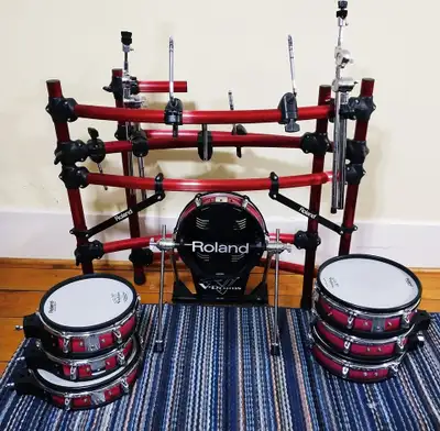 "Roland V-Drum-Pad Kit-Complete-or Part Out-No Module ", View more