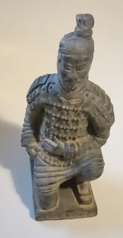 Vintage 6 1/2" Tall Chinese Terracotta Clay Warrior Army Soldier in Arts & Collectibles in Oshawa / Durham Region - Image 6