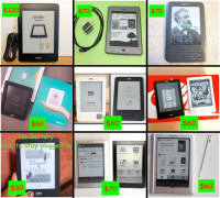 Various Tablet ebook eReader ⎮    Amazon Paperwhite Kobo Sony