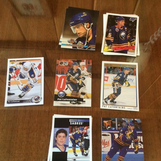 Pat LaFontaine hockey cards in Arts & Collectibles in Sault Ste. Marie