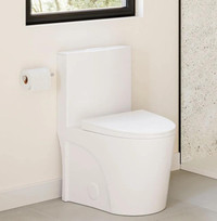 [Several available] Dual-flush one-piece toilet LUDO T-0382DF